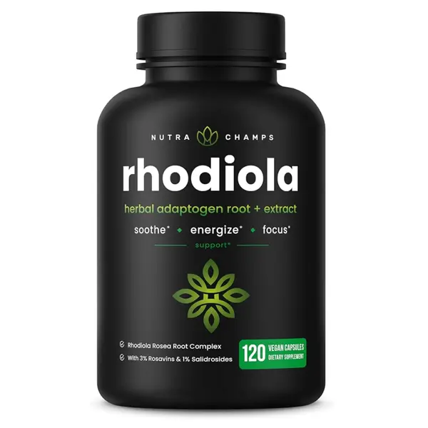 Nutrachamps Rhodiola Rosea Supplement 600mg